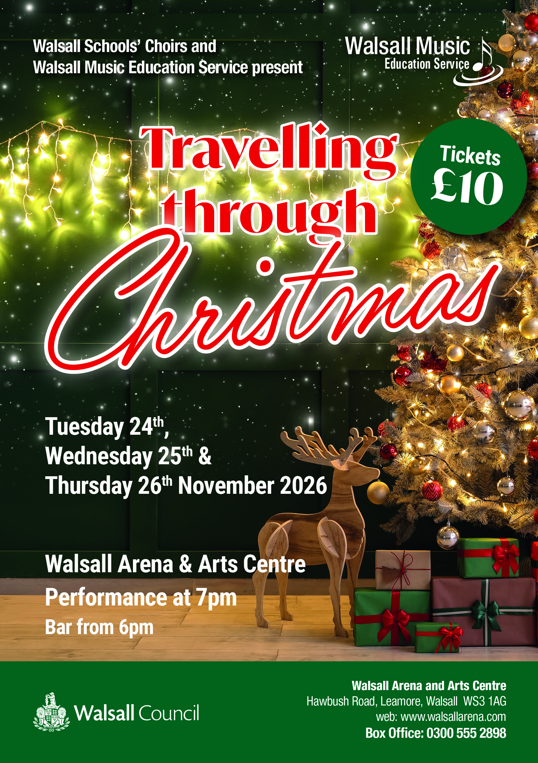 Walsall Music Service present Travelling Through Christmas