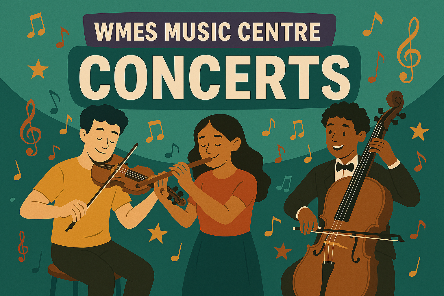WMES Music Centre Senior Ensembles Concert with Percussion Group