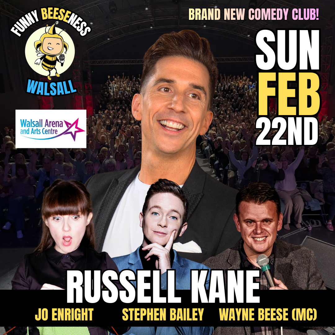 Russell Kane: Funny Beeseness at Walsall Arena