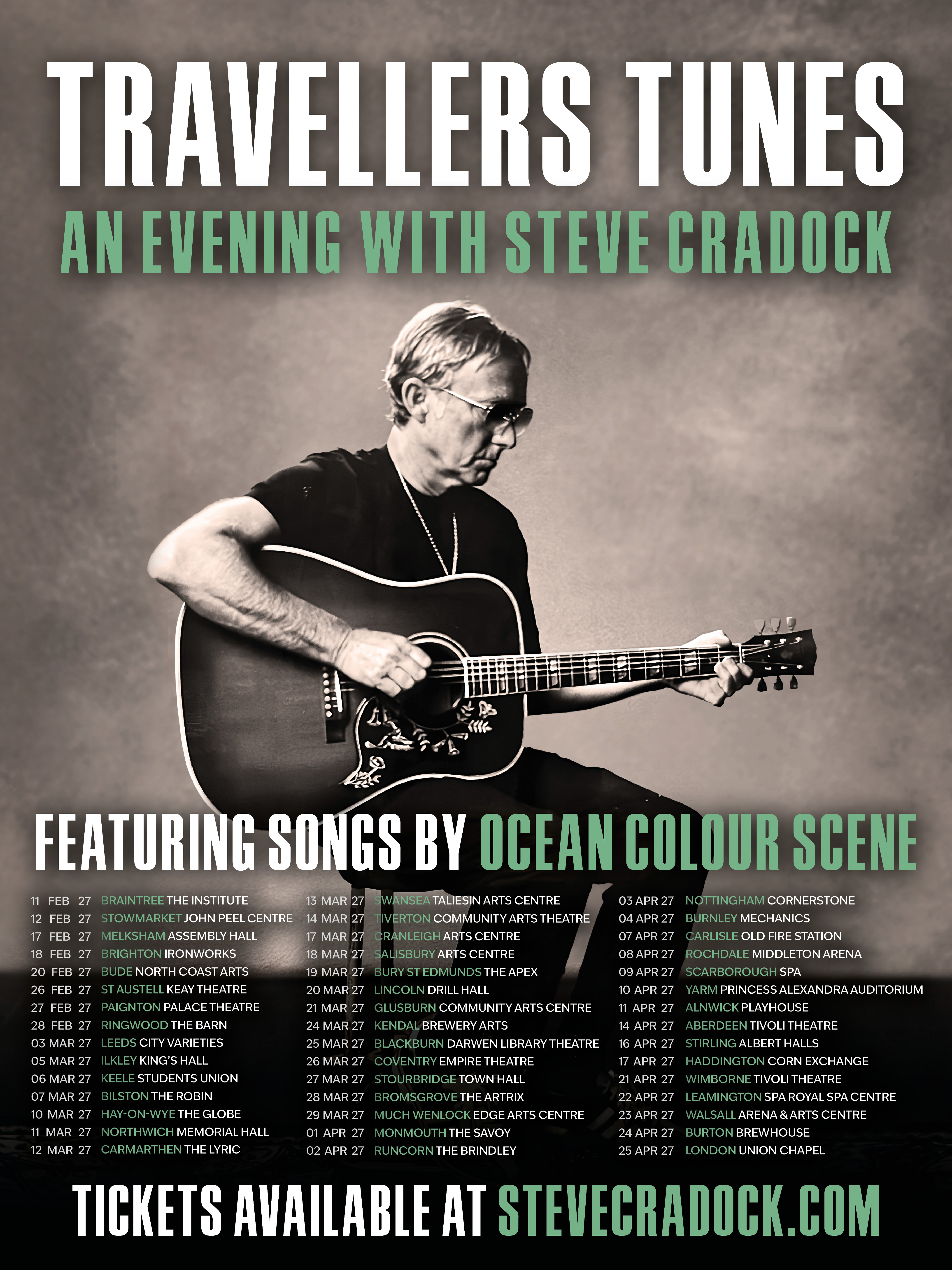 Travellers Tunes - An Evening with Steve Cradock